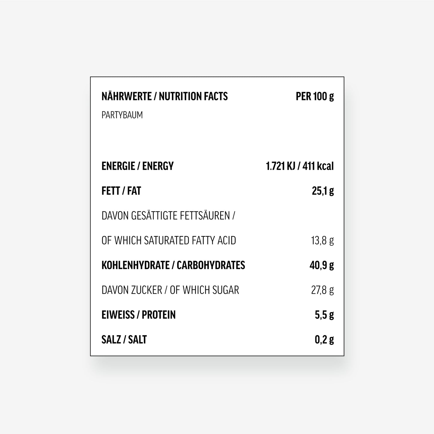 PARTYBAUM Baumkuchen