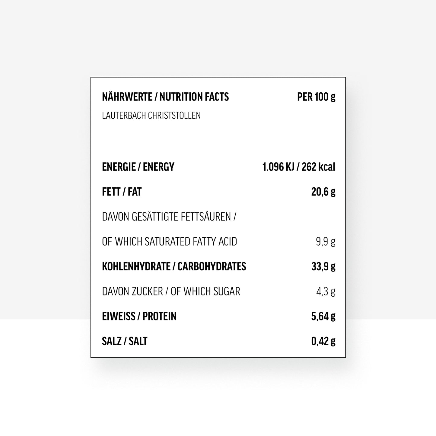 Lauterbach Christstollen