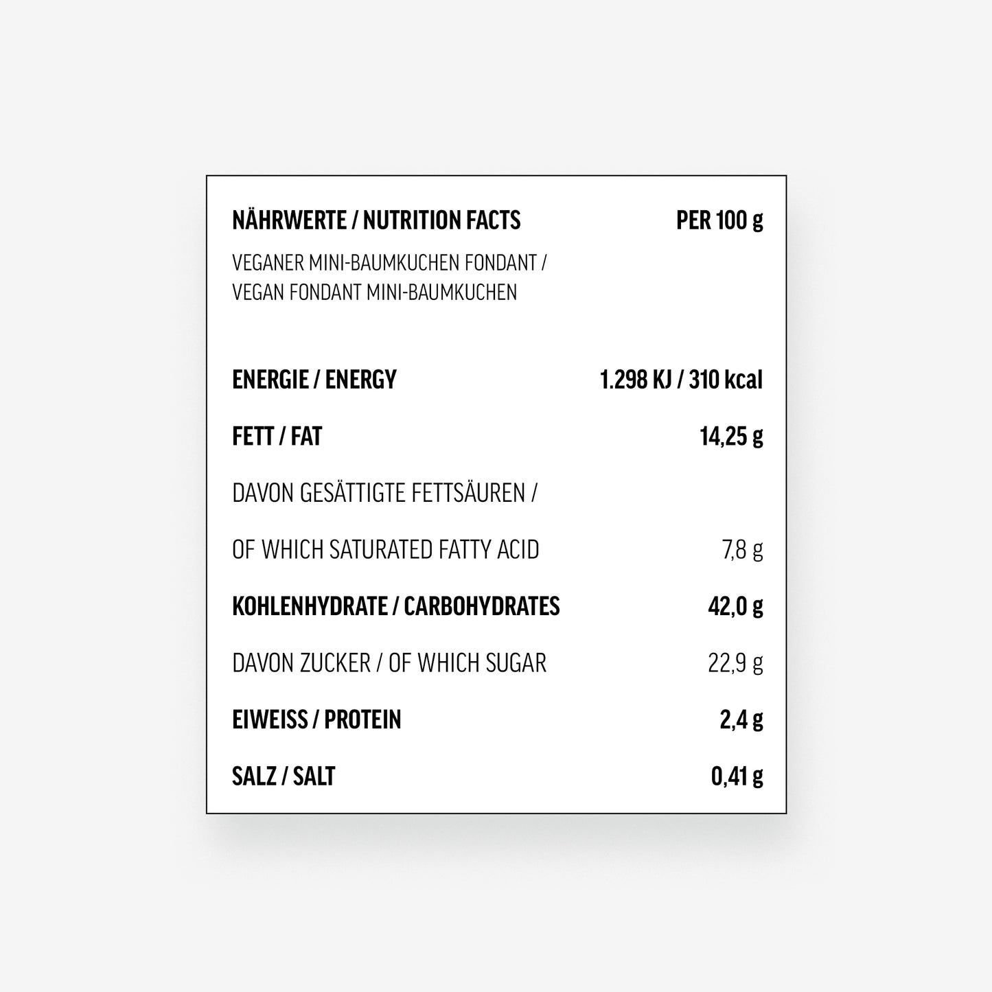 Veganer Mini-Waldkuchen FONDANT