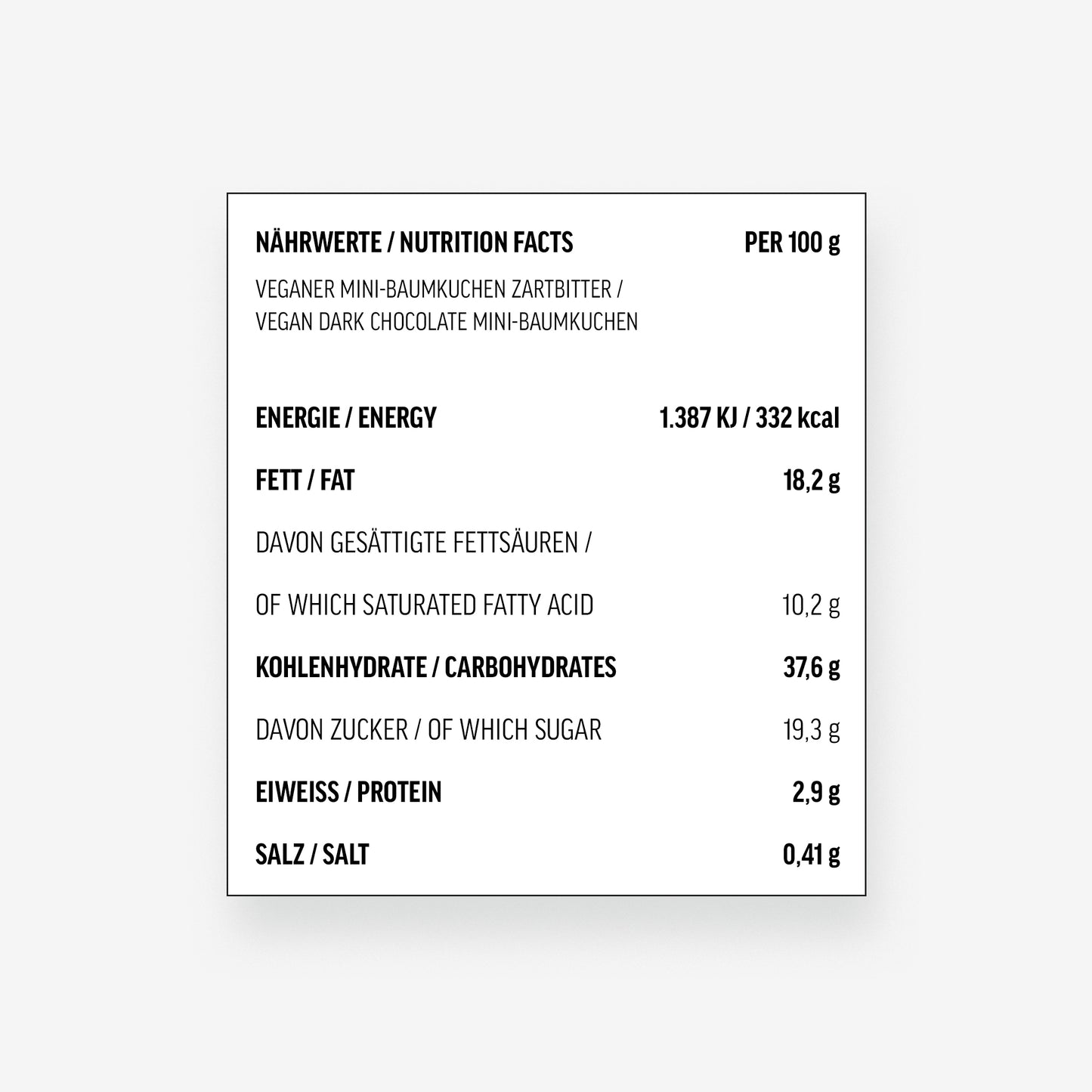 Veganer Mini-Waldkuchen ZARTBITTER