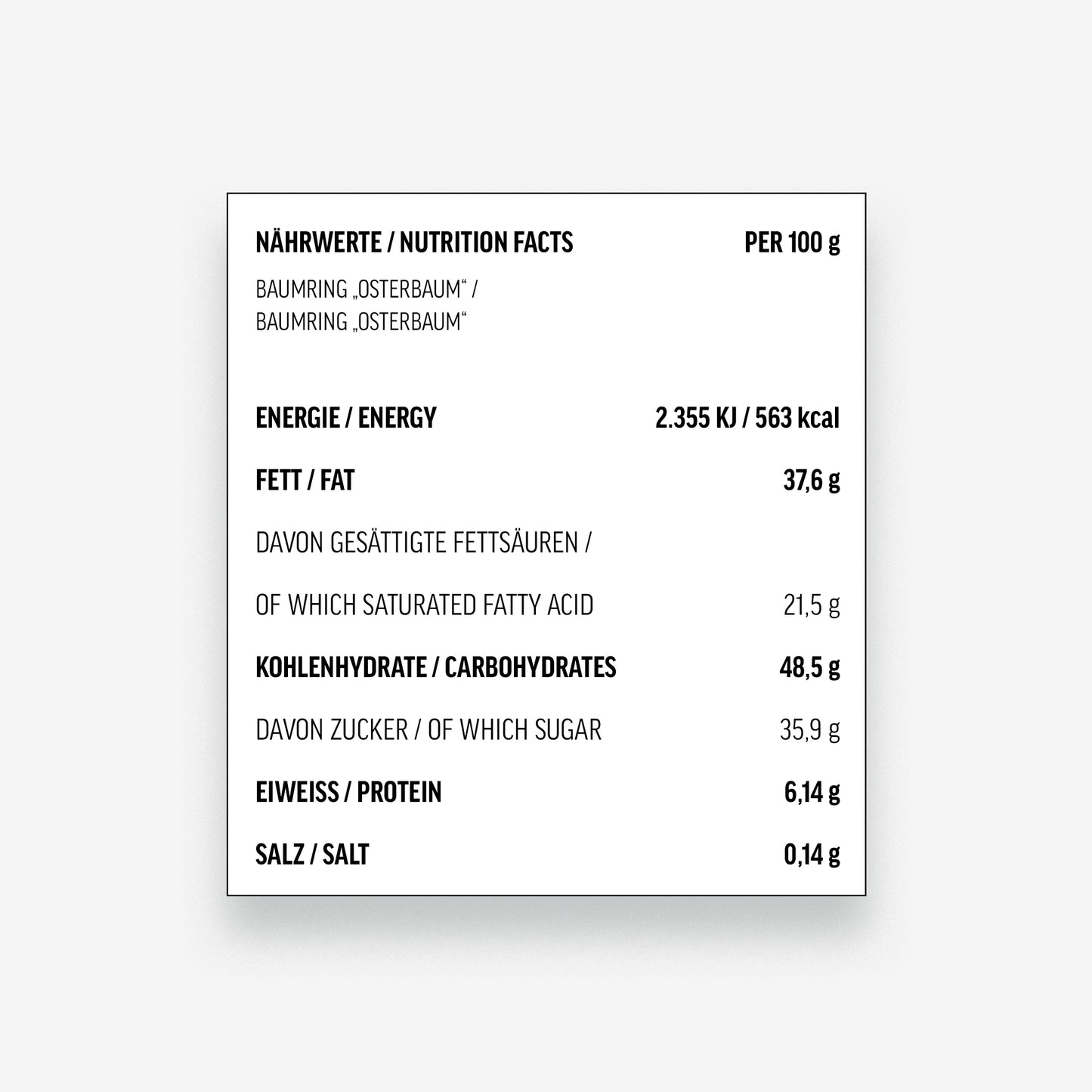 OSTERBAUM Baumkuchen