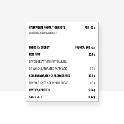 Lauterbach Christstollen
